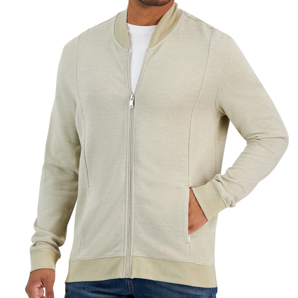Alfani Men's Zip-Front Sweater Jacket NEW